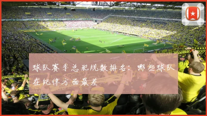 球队赛季总犯规数排名：哪些球队在纪律方面最差